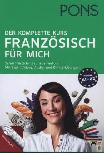 PONS Französisch für mich, m. 4 Audio-CD + MP3-CDs + 1 DVD