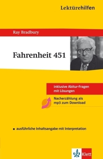 Lektürehilfen Ray Bradbury 'Fahrenheit 451'