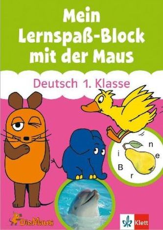 Mein Lernspaß-Block mit der Maus - Deutsch 1. Klasse