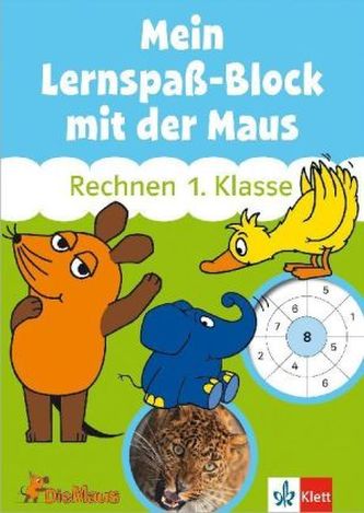 Mein Lernspaß-Block mit der Maus - Rechnen 1. Klasse