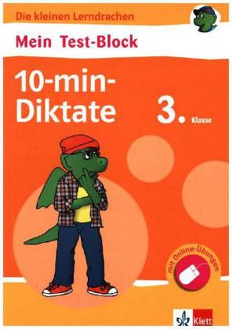 Mein Test-Block - 10-min-Diktate, 3. Klasse