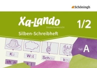 1./2. Schuljahr, Silben-Schreibheft Teil A + B, 2 Hefte