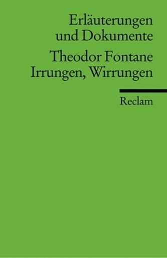 Theodor Fontane 'Irrungen, Wirrungen'