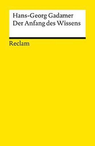 Der Anfang des Wissens
