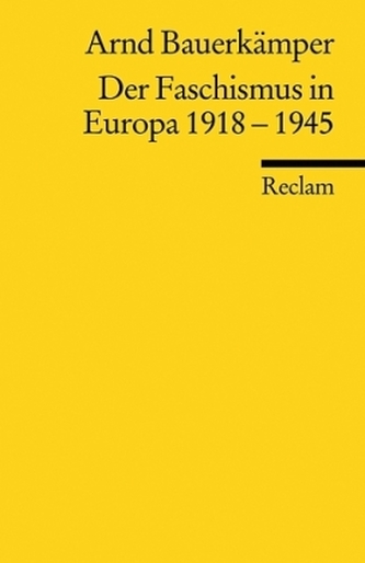 Der Faschismus in Europa 1918 - 1945