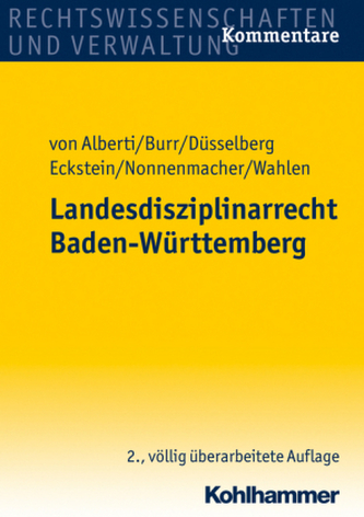 Landesdisziplinarrecht (LDR) Baden-Württemberg, Kommentar