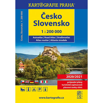 Česko/Slovensko - autoatlas/1:200 000