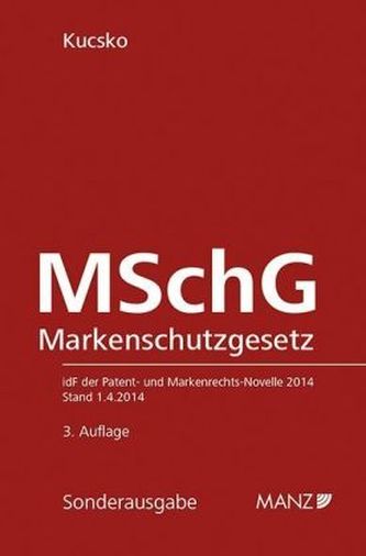 Markenschutzgesetz 1970 - MSchG (f. Österreich)