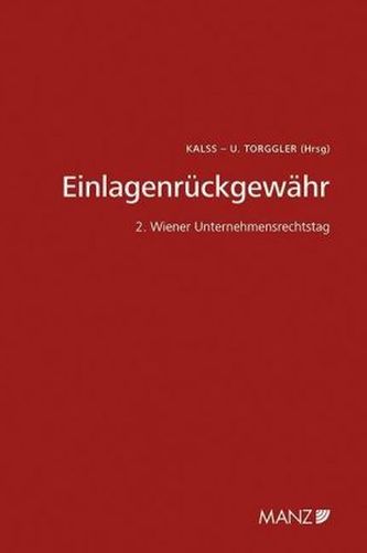 Einlagenrückgewähr (f. Österreich)