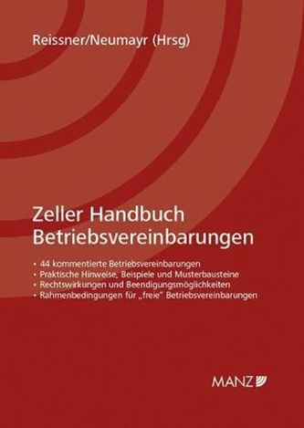 Zeller Handbuch Betriebsvereinbarungen (f. Österreich)