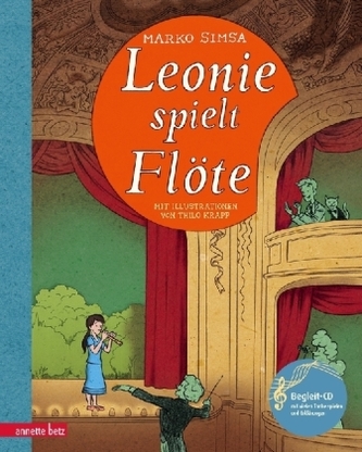 Leonie spielt Flöte, m. Audio-CD