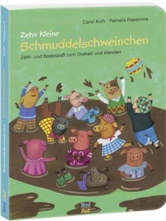 Zehn kleine Schmuddelschweinchen. Zehn kleine Knuddelschweinchen