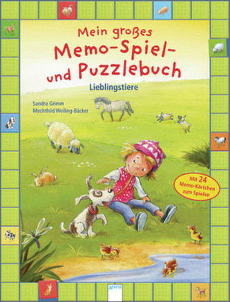Mein großes Memo-Spiel- und Puzzlebuch, Lieblingstiere