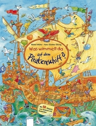 Was wimmelt da auf dem Piratenschiff?
