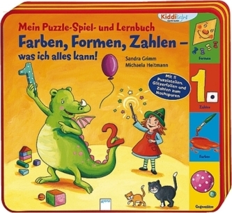 Mein Puzzle-Spiel- und Lernbuch: Farben, Formen, Zahlen - was ich alles kann!