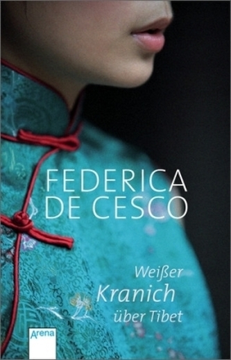 Weißer Kranich über Tibet