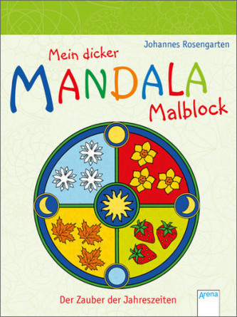 Mein dicker Mandala-Malblock - Der Zauber der Jahreszeiten