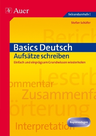 Basics Deutsch, Aufsätze schreiben