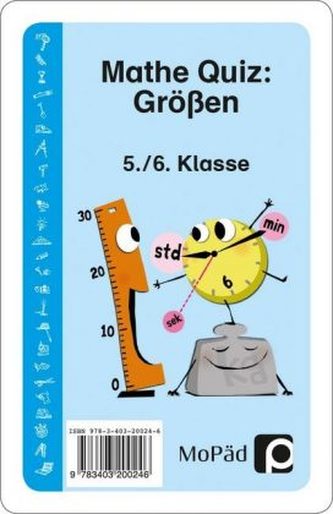 Mathe-Quiz: Größen (Kartenspiel)
