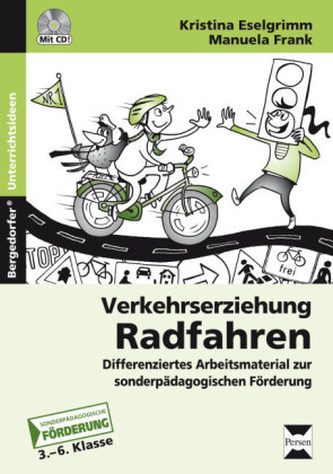Verkehrserziehung Radfahren, m. CD-ROM
