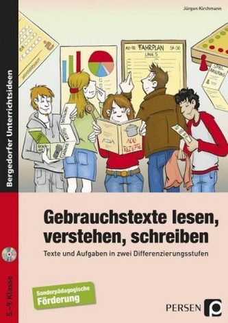 Gebrauchstexte lesen, verstehen, schreiben, m. CD-ROM