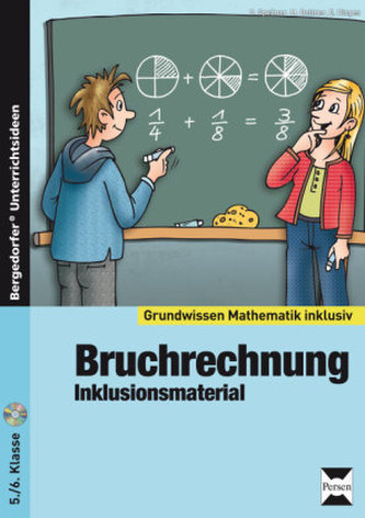 Bruchrechnung - Inklusionsmaterial, m. CD-ROM