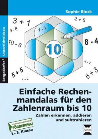 Einfache Rechenmandalas für den Zahlenraum bis 10