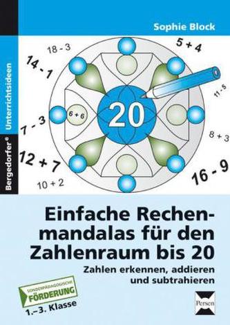 Einfache Rechenmandalas für den Zahlenraum bis 20
