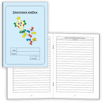 Žákovská knížka 5. ročník - slovní hodnocení (modrá)