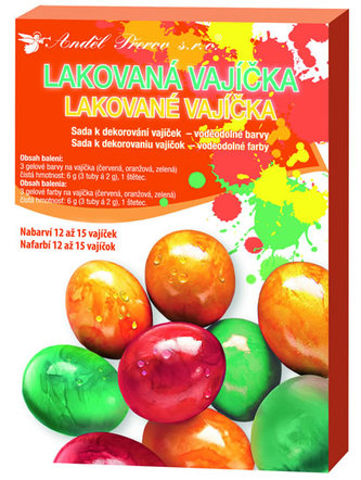 Sada k dekorování vajíček - lakovaná vajíčka
