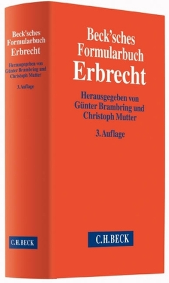 Beck'sches Formularbuch Erbrecht, m. CD-ROM