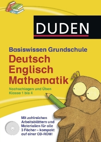 Basiswissen Grundschule Deutsch, Englisch, Mathematik, 3 Bde. m. CD-ROMs