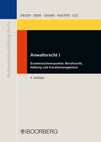 Anwaltsrecht I. Tl.1