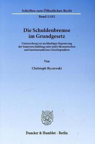 Die Schuldenbremse im Grundgesetz