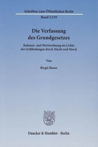 Die Verfassung des Grundgesetzes