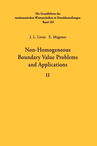Non-Homogeneous Boundary Value Problems and Applications