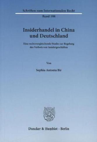 Insiderhandel in China und Deutschland.