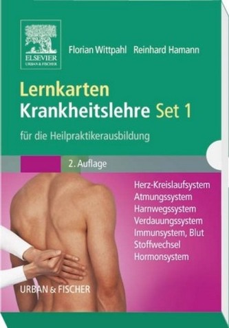 Lernkarten Krankheitslehre für die Heilpraktikerausbildung. Tl.1