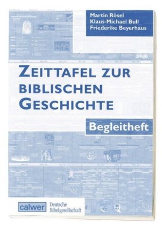 Zeittafel zur biblischen Geschichte, Plakat und Begleitheft