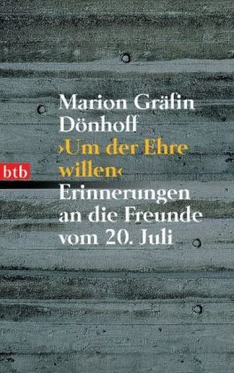 'Um der Ehre willen'