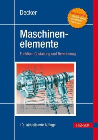 Decker Maschinenelemente, m. Sonderband 'Tabellen und Diagramme'