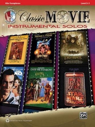 Classic Movie Instrumental Solos - Alto Sax, w. Audio-CD
