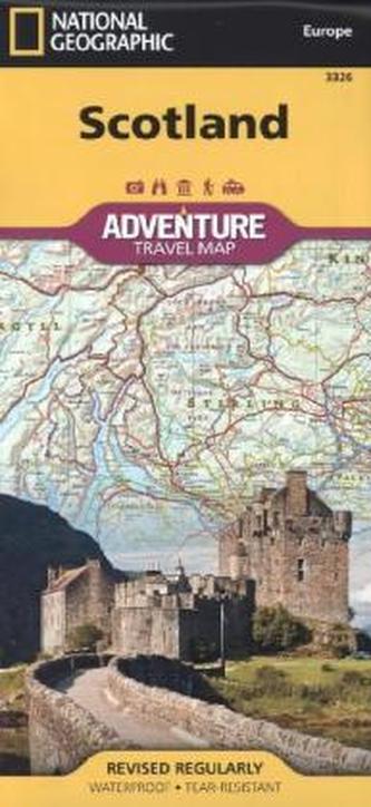 National Geographic Adventure Travel Map Scotland