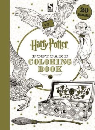 Harry Potter Postcard Colouring Book