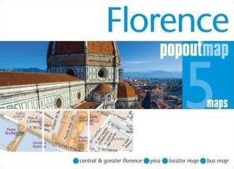 Florence PopOut Map, 5 maps