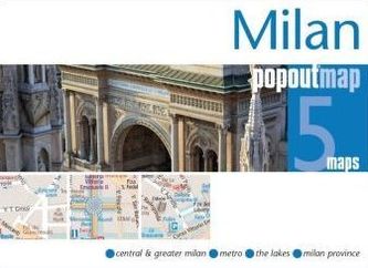 Milan PopOut Map, 5 maps