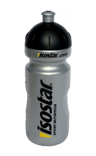 Isostar cyklistická lahev 650ml bidon - stříbrná - stříbrná