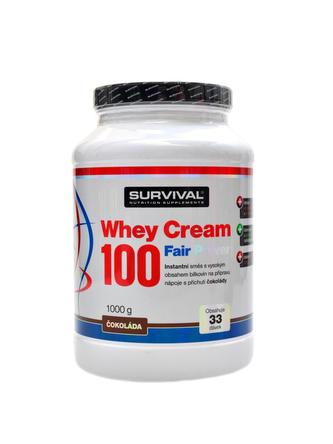 Whey Cream protein 1000 g - čokoláda - čokoláda