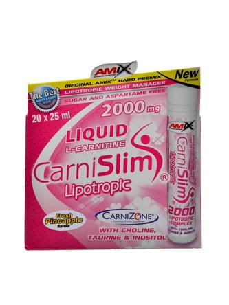 CarniSlim lipotropic 2000 20 x 25 ml - ananas