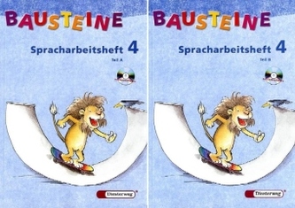 Spracharbeitsheft 4. Klasse, Teil A/B, 2 Bde. m. CD-ROM
